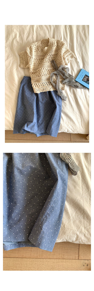 retro dots  skirt