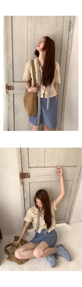 retro dots  skirt
