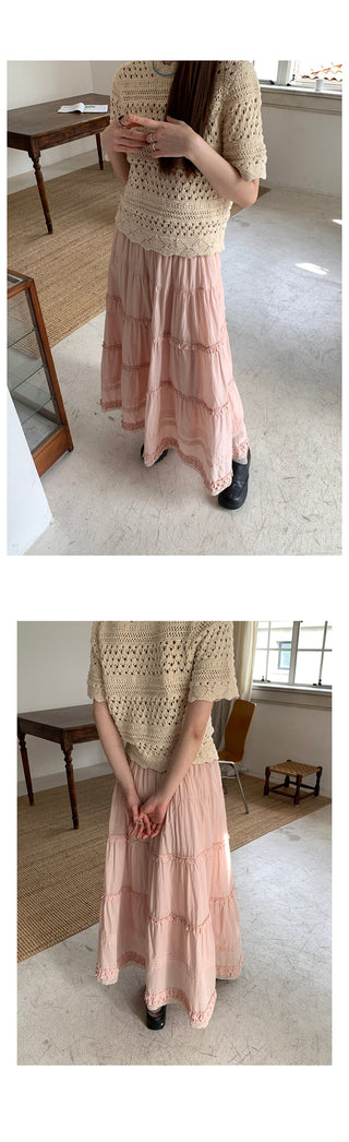 lace vintage  skirt