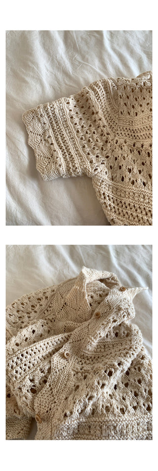 crochet vintage  cardigan