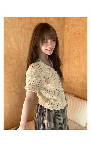 crochet vintage  cardigan