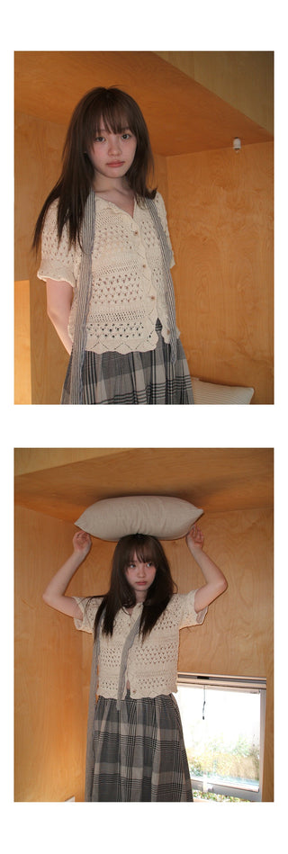 crochet vintage  cardigan