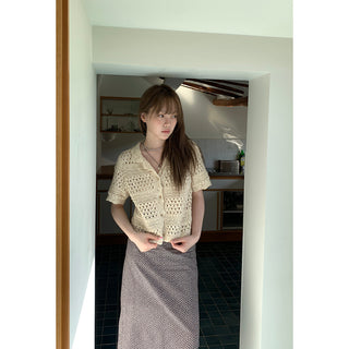 crochet vintage  cardigan