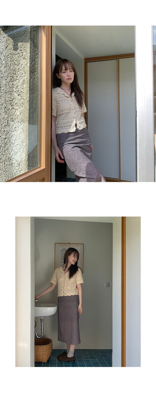 crochet vintage  cardigan