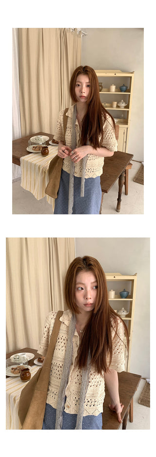 crochet vintage  cardigan