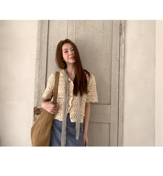 crochet vintage  cardigan