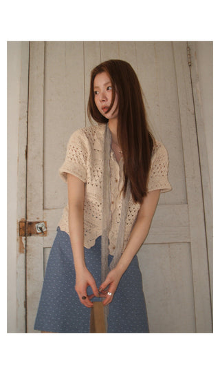 crochet vintage  cardigan