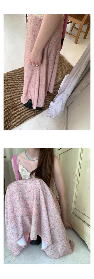 lace v-neck  dress