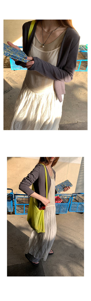 bandage see-through mesh skirt