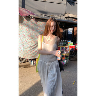 bandage see-through mesh skirt