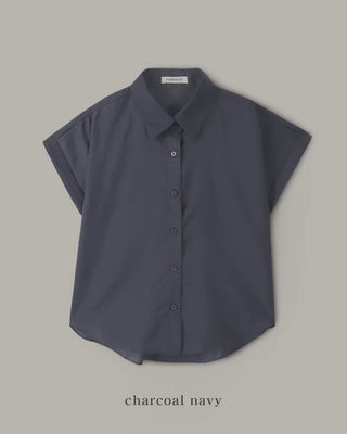 Cooling Tencel Roll-Up Blouse