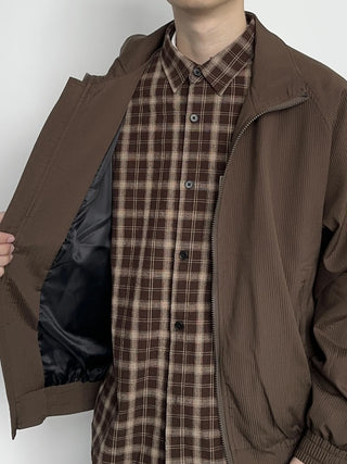 raglan striped jacket