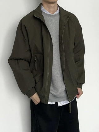 raglan striped jacket