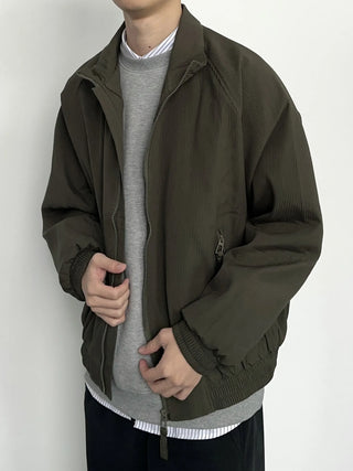 raglan striped jacket