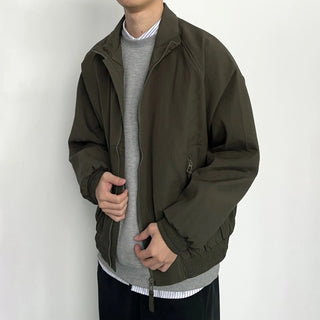 raglan striped jacket