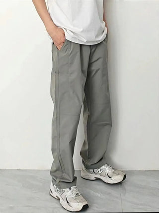 drooping straight pants