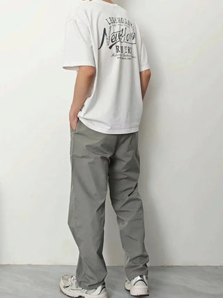 drooping straight pants