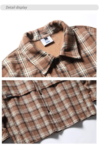 plaid fleece shirt