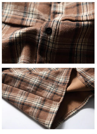 plaid fleece shirt