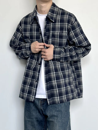 plaid fleece shirt