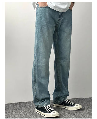 washed distressed jeans