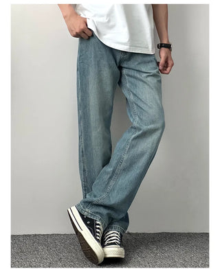 washed distressed jeans