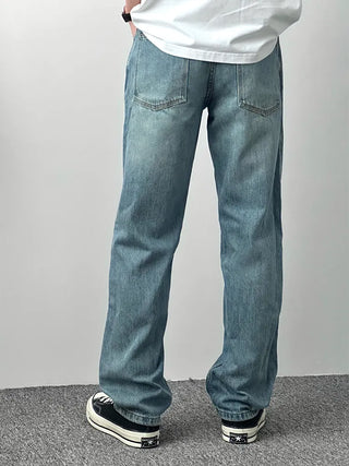 washed distressed jeans