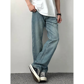 washed distressed jeans