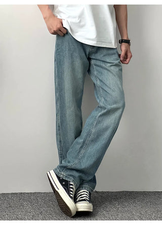 washed distressed jeans