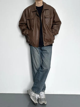 motorcycle leather jacket