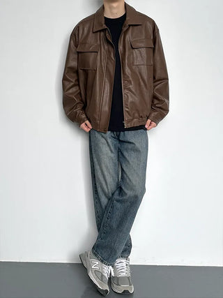 motorcycle leather jacket