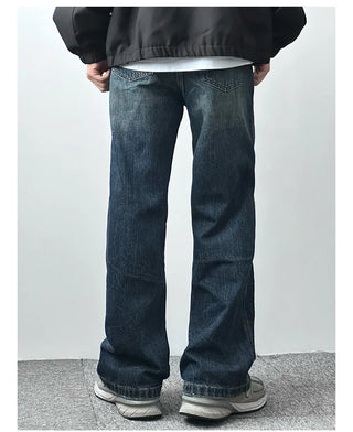 vintage washed jeans