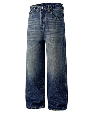 vintage washed jeans