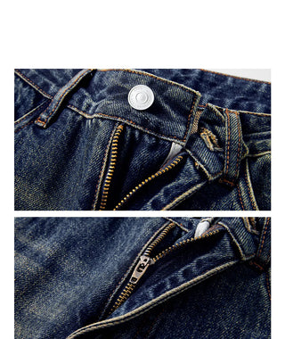 vintage washed jeans