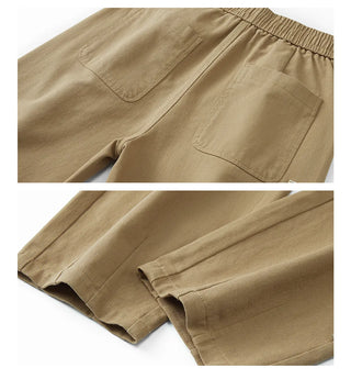 cotton draped pants