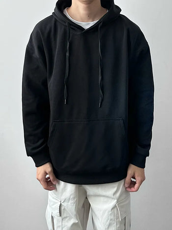 solid hooded sweater