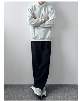 solid hooded sweater