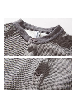 henry collar cardigan