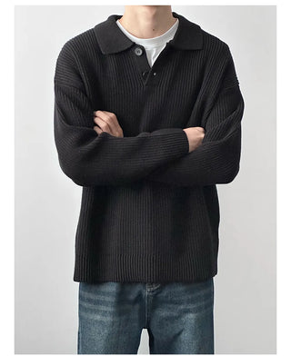 polo collar sweater