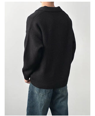 polo collar sweater