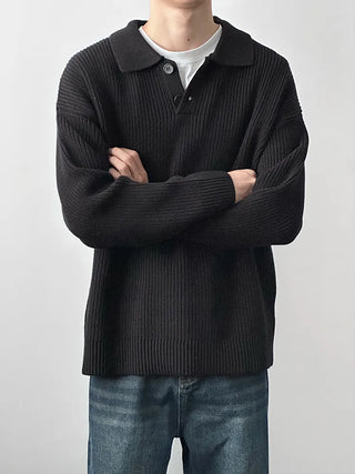 polo collar sweater
