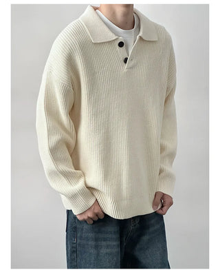 polo collar sweater