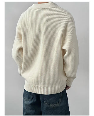 polo collar sweater