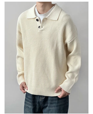 polo collar sweater