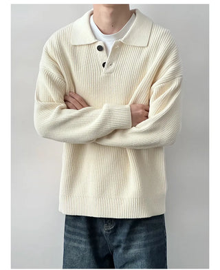 polo collar sweater