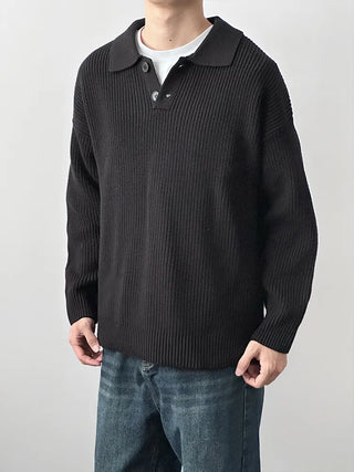 polo collar sweater
