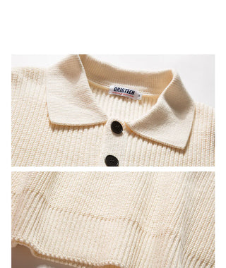 polo collar sweater