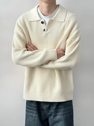 polo collar sweater