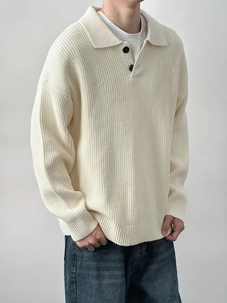 polo collar sweater