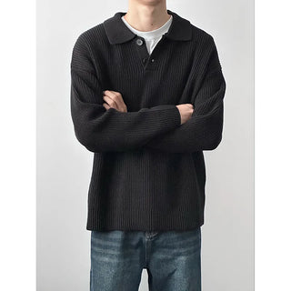 polo collar sweater